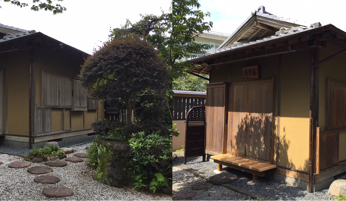 大切にしたい吉野杉の茶室もご覧の通り